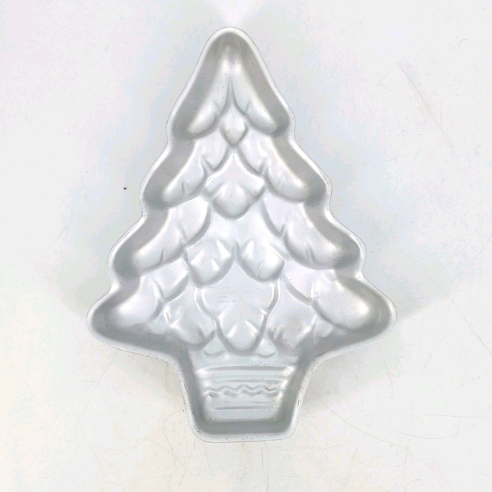 VTG Vintage Wilton Christmas Tree Treat Cake Pan #502-1107 Baking Festive Decor